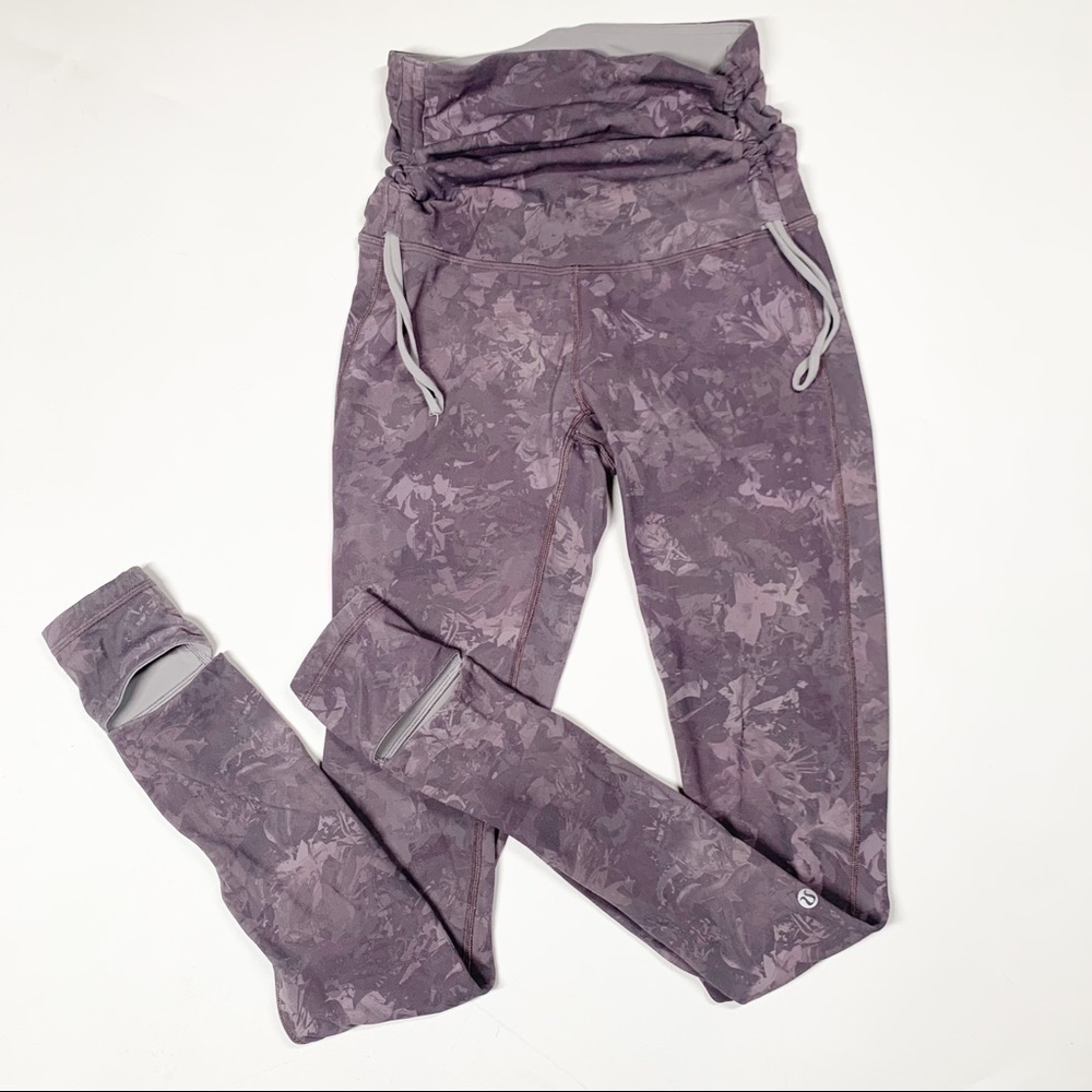 Lululemon Hug your Core Super High-Rise Tight 28" Rejuvenate Dark Chrome Size 6